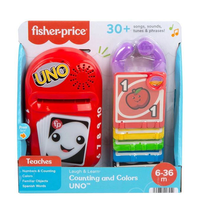 FISHER PRICE LAUGH AND LEARN COUNTING AND COLORS UNO