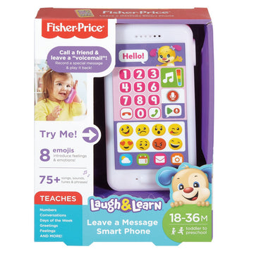 Fisher Price Laugh Learn Toddler Phone Pink - Toyworld