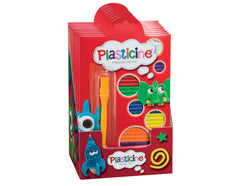 PLASTICINE FLURO WITH TOOL ASSORTED STYLES