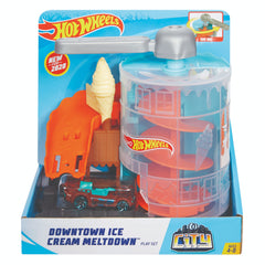 Hot Wheels Downtown Ice Cream Meltdown Img 1 - Toyworld