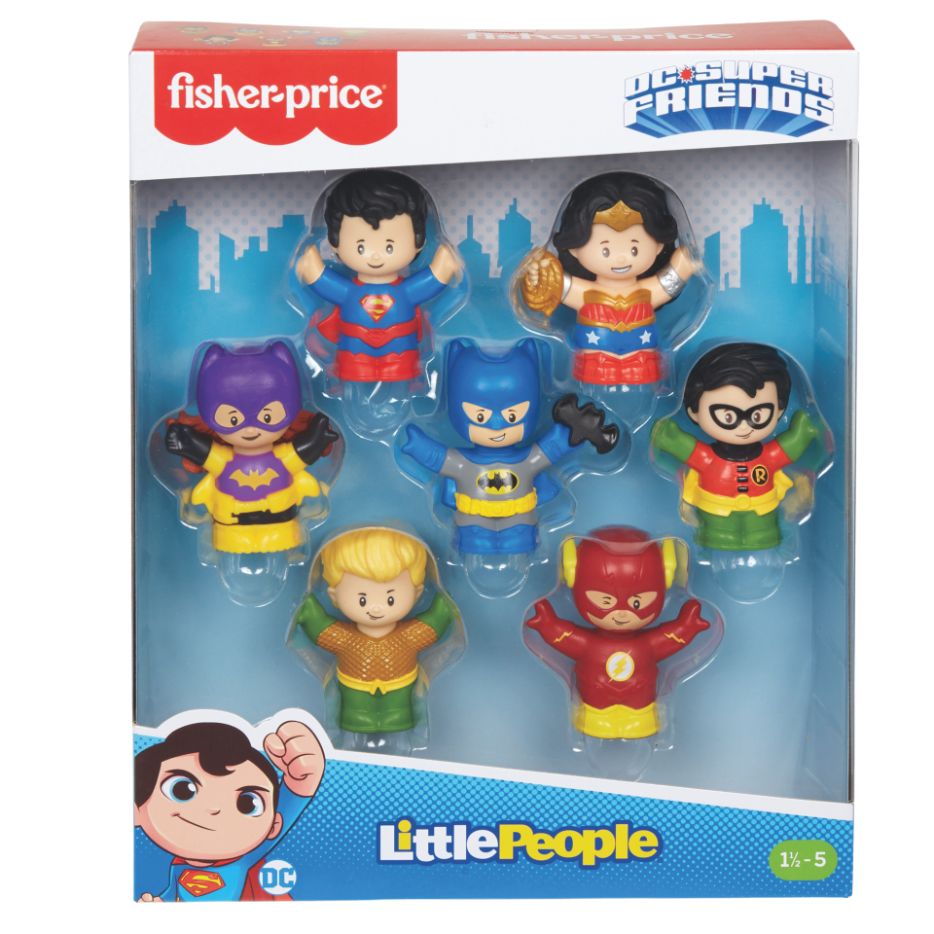 Little People Dc Figures 7 Pack - Toyworld