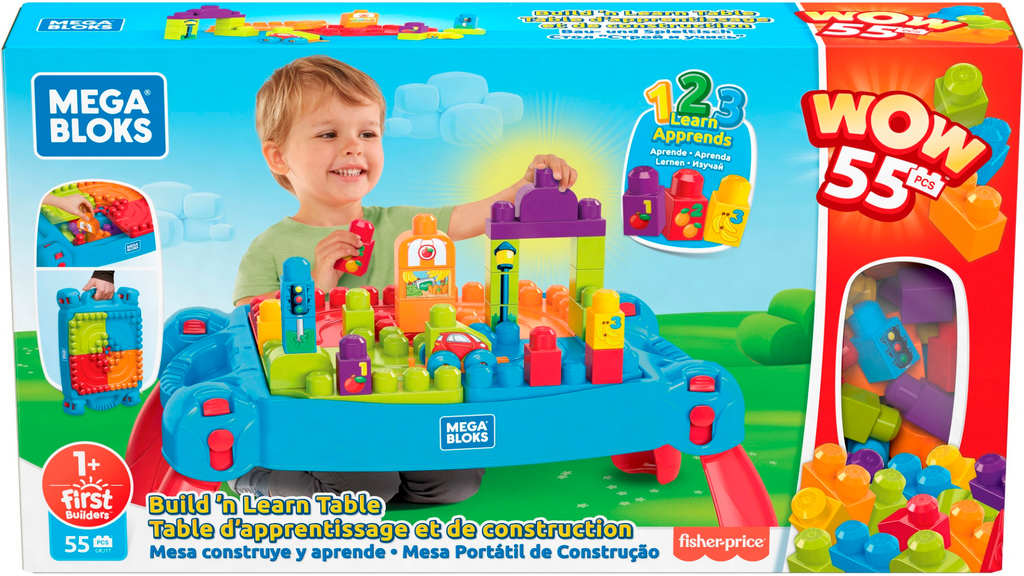 Mega Bloks Build N Learn Table | Toyworld