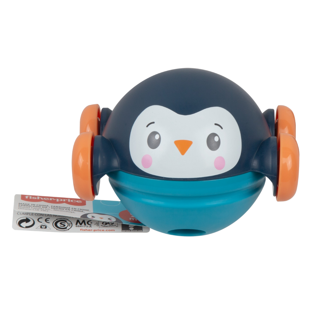 Fisher Price Roll Pop And Zoom Friends Penguin | Toyworld