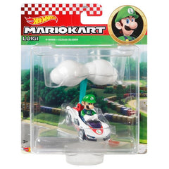 HOT WHEELS MARIO KART LUIGI P-WING AND CLOUD GLIDER