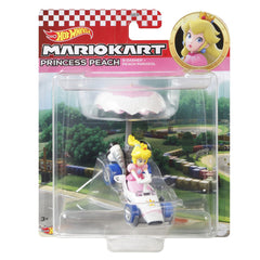 HOT WHEELS MARIO KART PRINCESS PEACH B-DASHER AND PEACH PARASOL