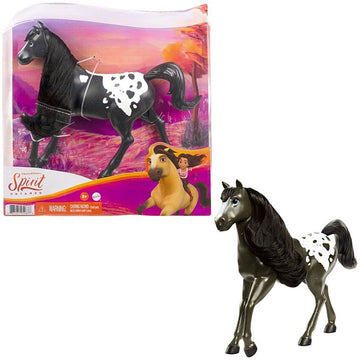 Spirit Untamed Wild Horse Black With White Spots | Toyworld