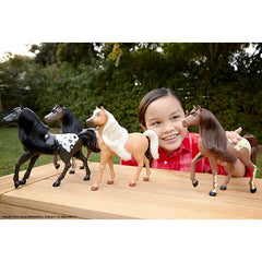 Spirit Untamed Wild Horse Black With White Spots Img 2 | Toyworld