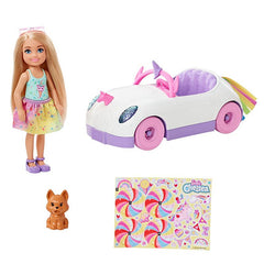 BARBIE CHELSEA CAR WITH STICKERS