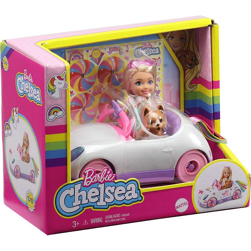 BARBIE CHELSEA CAR WITH STICKERS