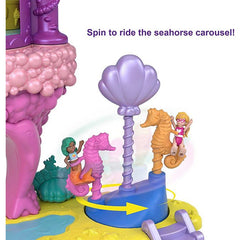 POLLY POCKET RAINBOW FUNLAND MERMAID COVE RIDE