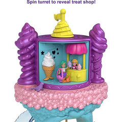 POLLY POCKET RAINBOW FUNLAND MERMAID COVE RIDE