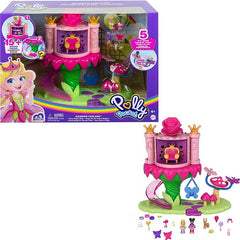 POLLY POCKET RAINBOW FUNLAND FAIRY FLIGHT RIDE