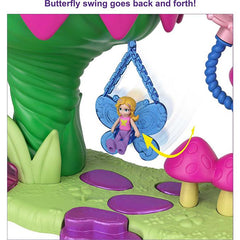 POLLY POCKET RAINBOW FUNLAND FAIRY FLIGHT RIDE