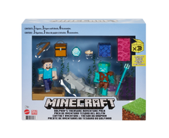 Minecraft Dolphins Treasure Adventure Pack | Toyworld