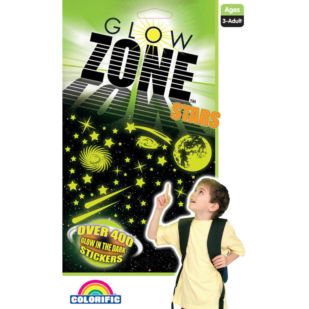 Glow Zone Stars 250 Stickers - Toyworld