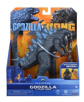 Godzilla Vs Kong Godzilla With Radio Tower - Toyworld