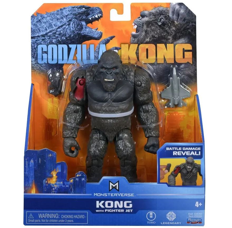 Godzilla Vs Kong Kong With Jet Fighter - Toyworld