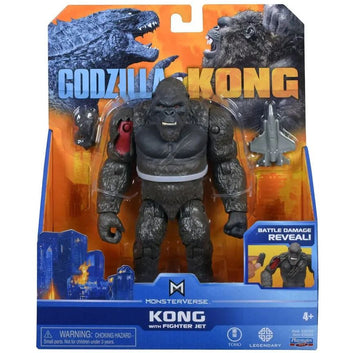 Godzilla Vs Kong Kong With Jet Fighter - Toyworld