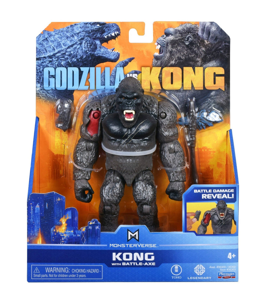 Godzilla Vs Kong Kong With Battle Axe - Toyworld