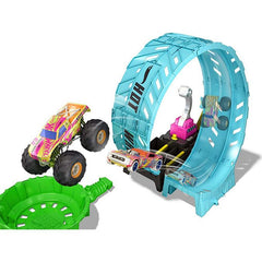 HOT WHEELS MONSTER TRUCKS GLOW IN THE DARK EPIC LOOP CHALLENGE