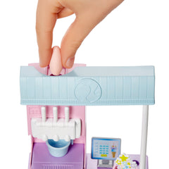 BARBIE YOU CAN BE ANYTHING ICE CREAM SHOP PLAYSET