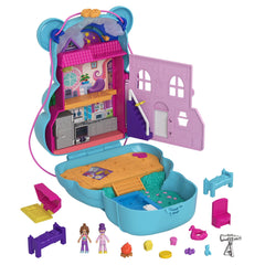 POLLY POCKET LARGE WEARABLE COMPACT TEDDY  BEARPURSE