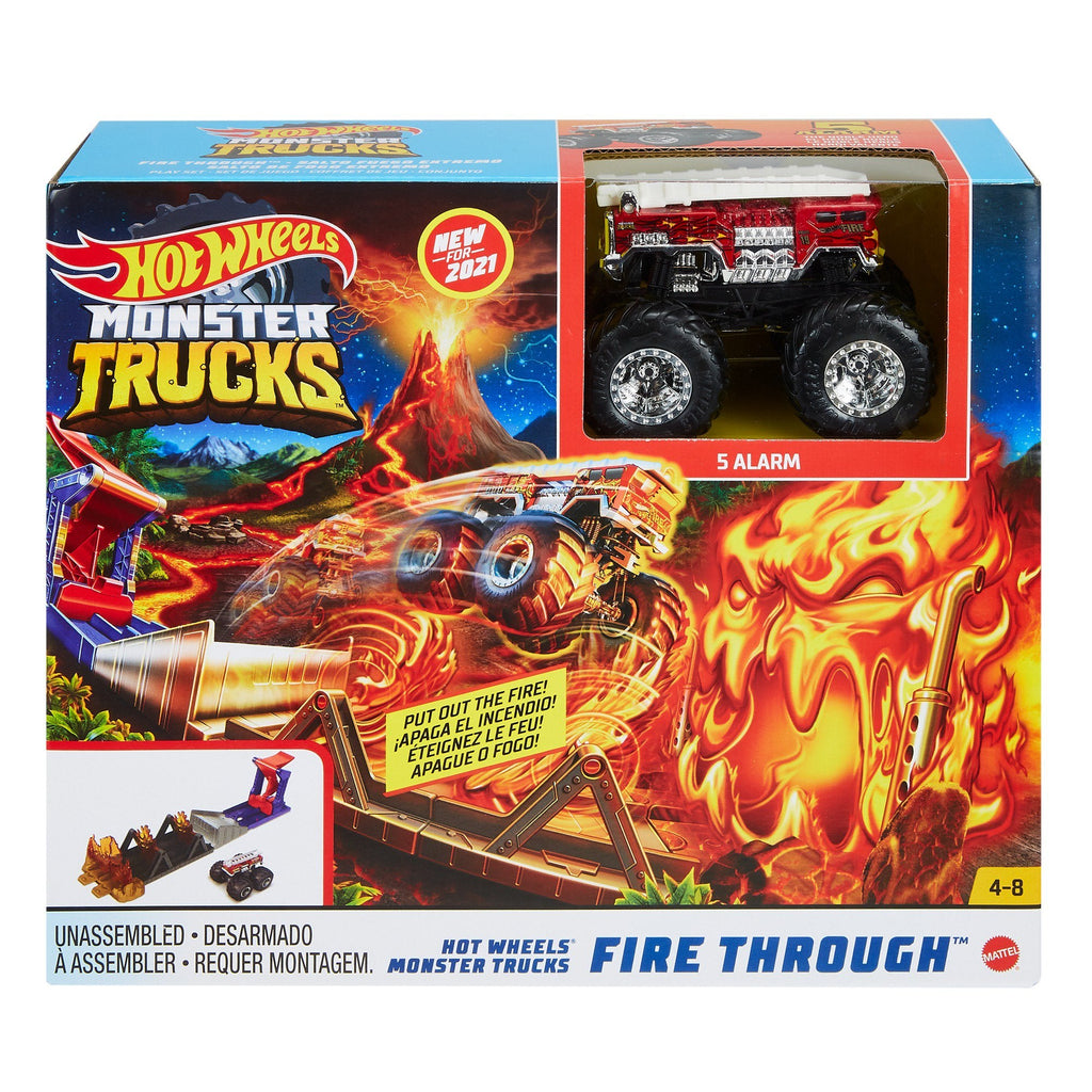 Hot Wheels Monster Trucks Fire Through | Toyworld