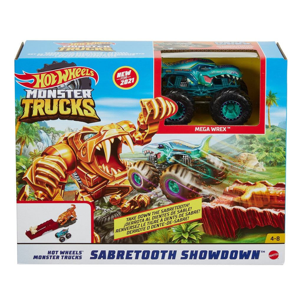 Hot Wheels Monster Trucks Sabretooth Showdown | Toyworld