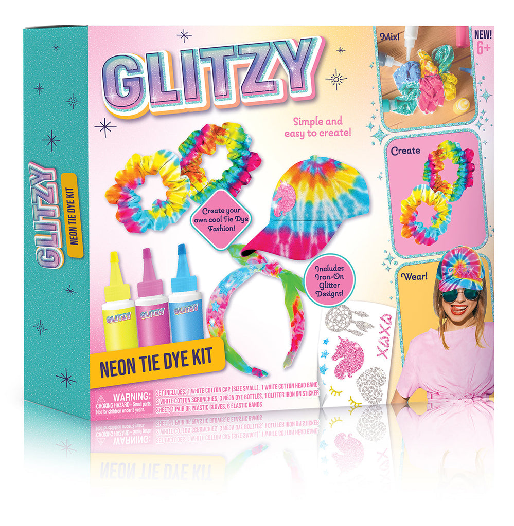 GLITZY NEON TIE DYE KIT