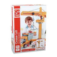 Hape Crane Lift Img 1 - Toyworld