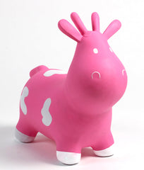 Happy Hopperz Pink Cow Small - Toyworld