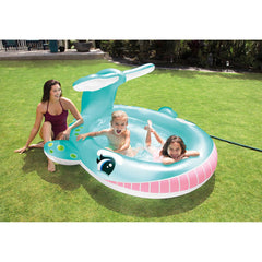 Intex 57440 Whale Spray Pool 201cm X 196cm X 91cm Img 2 - Toyworld