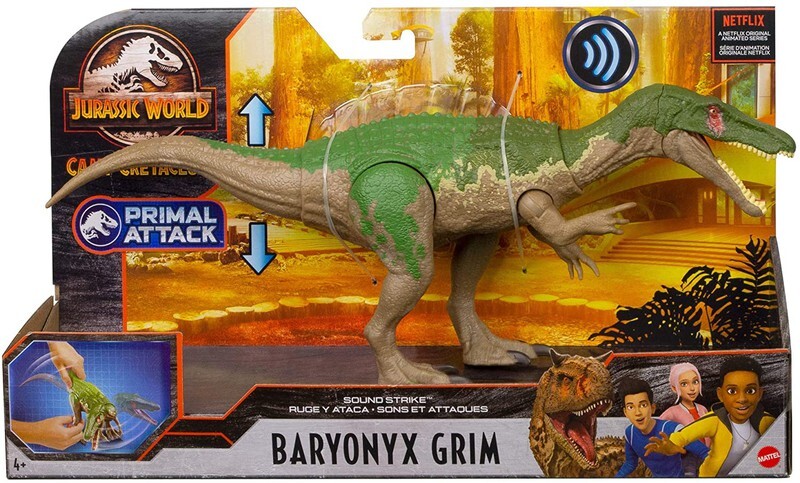 JURASSIC WORLD SOUND STRIKE BARYONYX GRIM