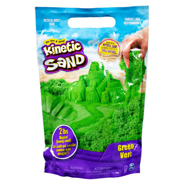 Kinetic Sand 2Lb Coloured Sand Green - Toyworld
