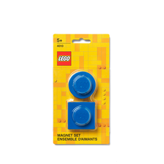 LEGO 2 PIECE MAGNET SET BLUE