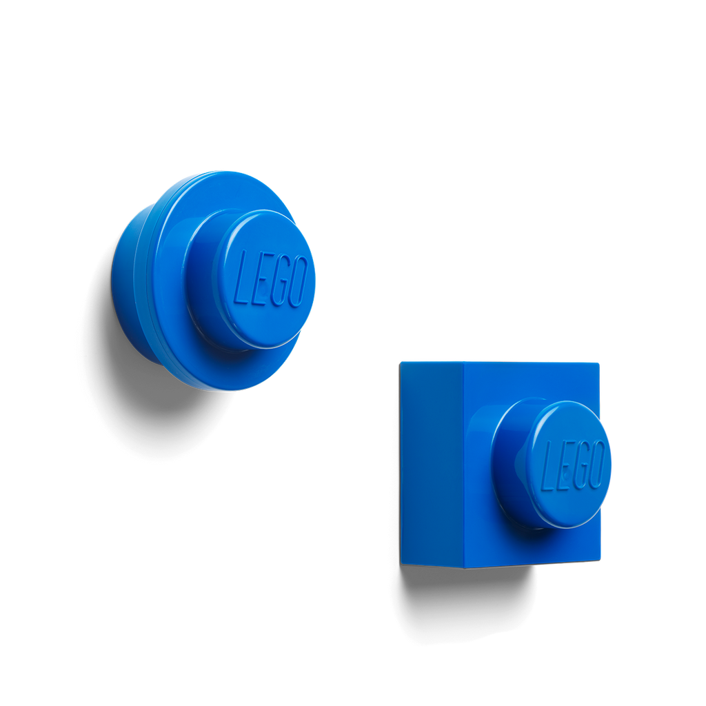 LEGO 2 PIECE MAGNET SET BLUE