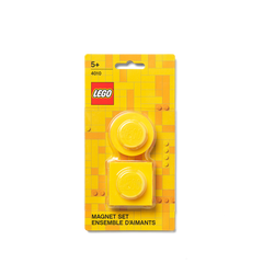 LEGO 2 PIECE MAGNET SET YELLOW