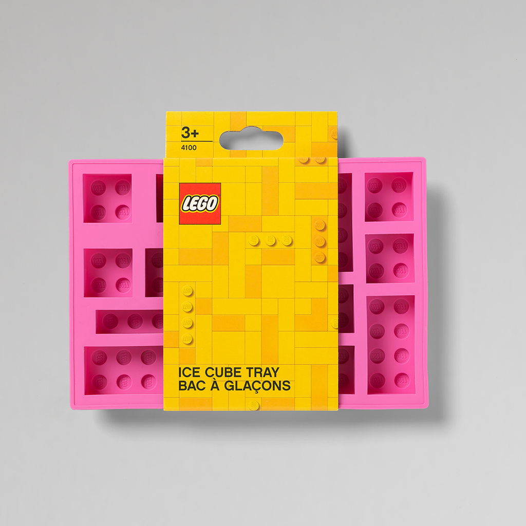 LEGO ICE CUBE TRAY PINK