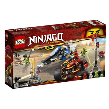 Lego Ninjago Kais Blade Cycle Zanes Snowmobile 70667 - Toyworld