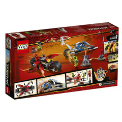 Lego Ninjago Kais Blade Cycle Zanes Snowmobile 70667 Img 1 - Toyworld