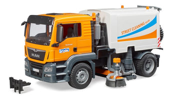 Bruder Man Tgs Street Sweeper - Toyworld