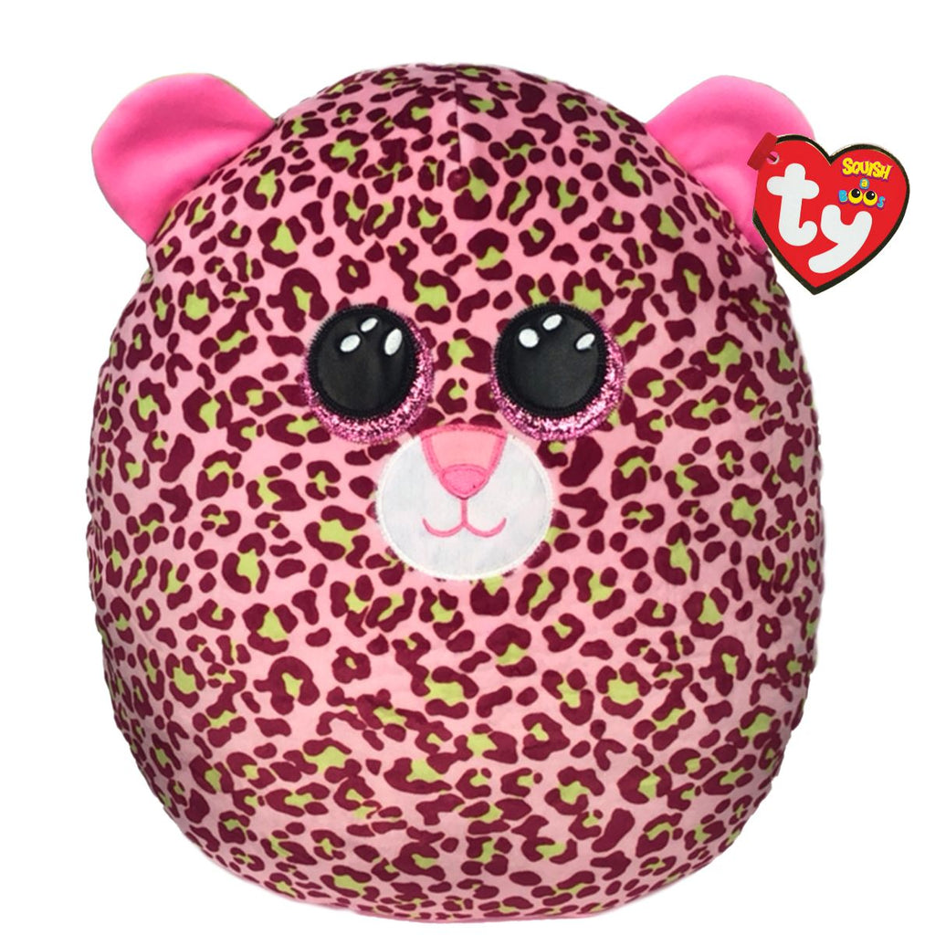 Squish A Boos Lainey Leopard | Toyworld