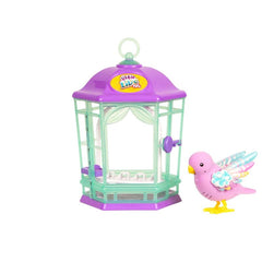 Little Live Pets Light Up Songbirds Bird Cage Rainbow Glow Img 1 - Toyworld