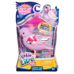 Little Live Pets Light Up Songbirds Single Bird Heart Beams - Toyworld