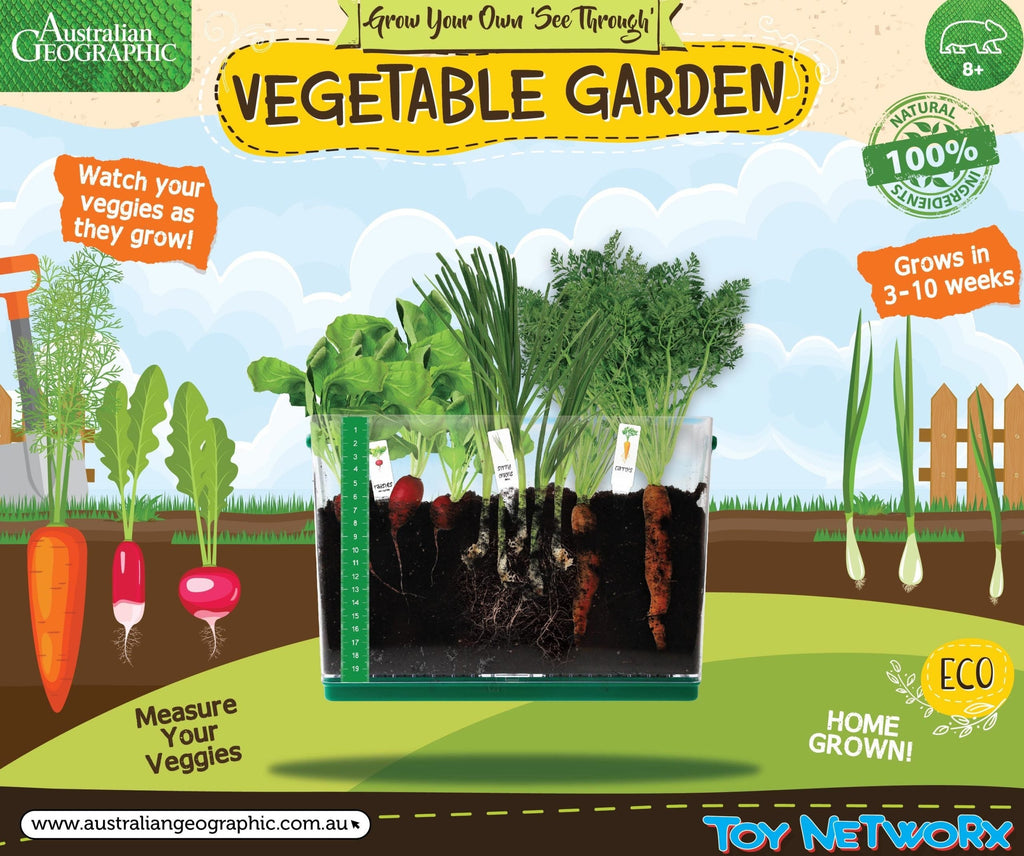 Australian Geographic Look & See Vegetable Garden - Toyworld