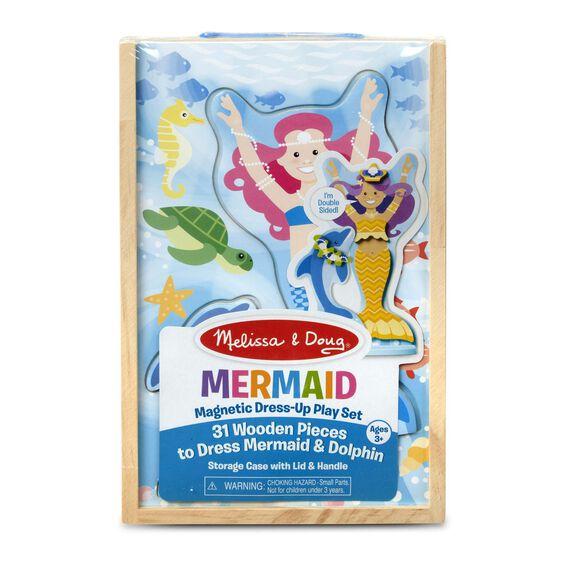 Melissa & Doug Mermaid Magnetic Dress Up Playset | Toyworld