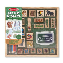 Melissa & Doug Stamp A Scene Rain Forest | Toyworld