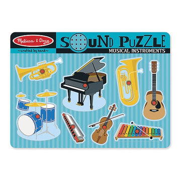 Melissa Doug Musical Instruments Sound Puzzle - Toyworld