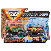 Monster Jam Color Change Dragon And Thunder Bus | Toyworld