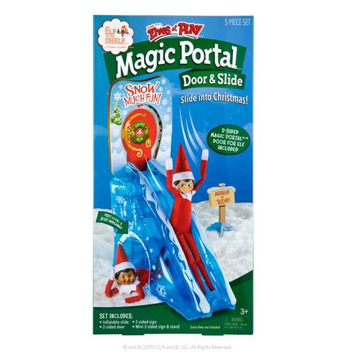 ELVES AT PLAY MAGIC PORTAL DOOR AND SLIDE